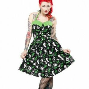 Sourpuss Peggy Monsters Dress